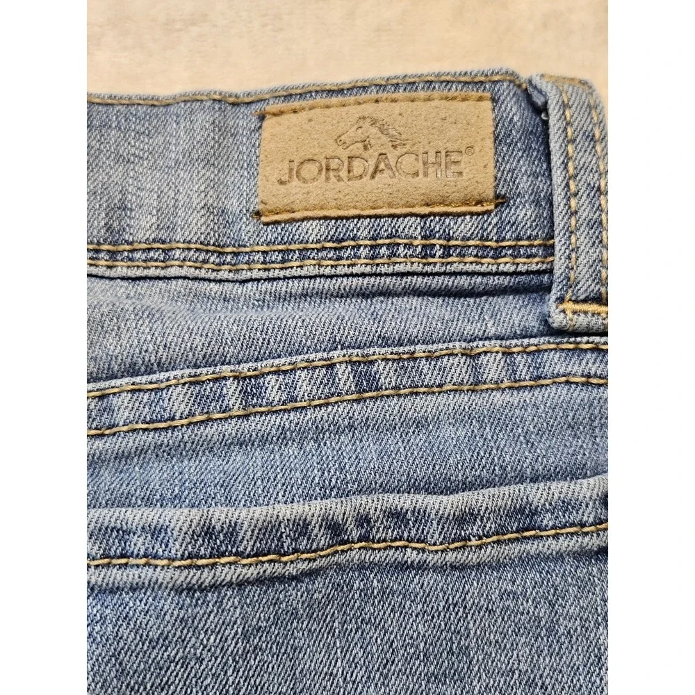 Jordache Girls Size 10 Bootcut Jeans Light Wash Stretch Denim‎ Adjustable Waist